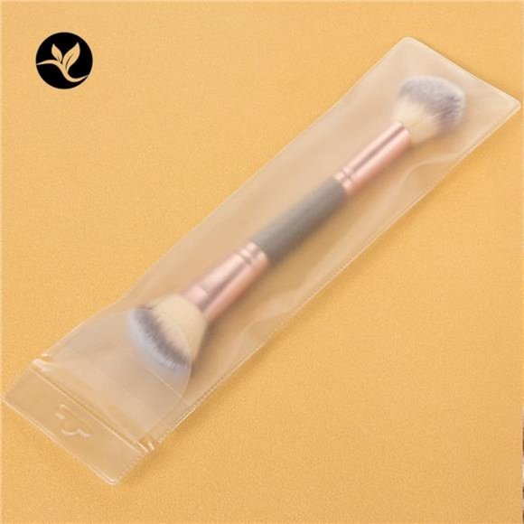 Foundation Makeup Brush, Double-ended Angled/Round Top Contour Makeup Brush - Picture 7 of 8